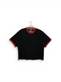 Polera Mix&Match / Negro + Rojo