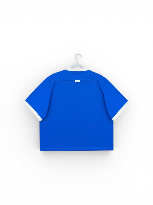 Polera Mix&Match / Azulino + Crudo