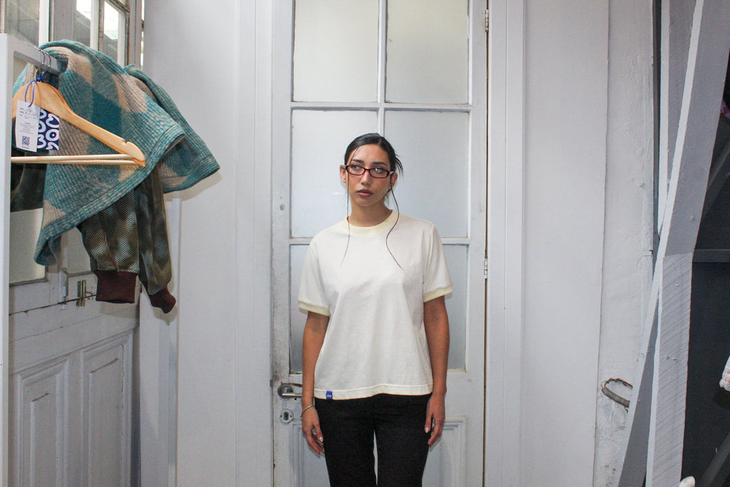Polera Canesú Regular Fit Unisex - Crudo