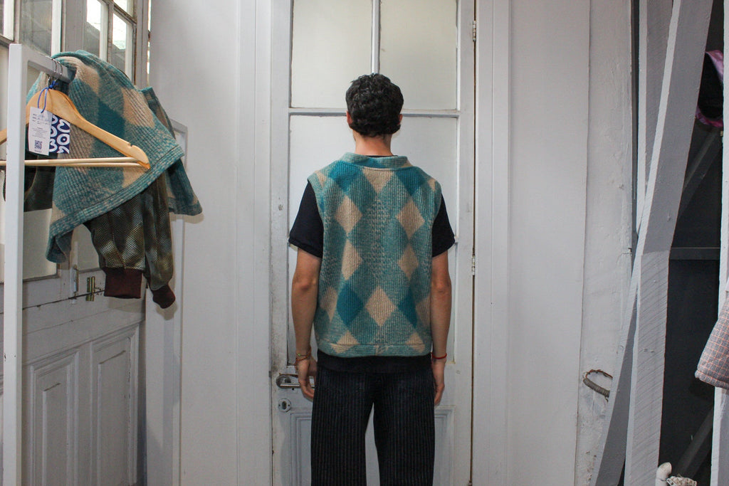 Vest Rombos Oversize Fit - Modelo Único
