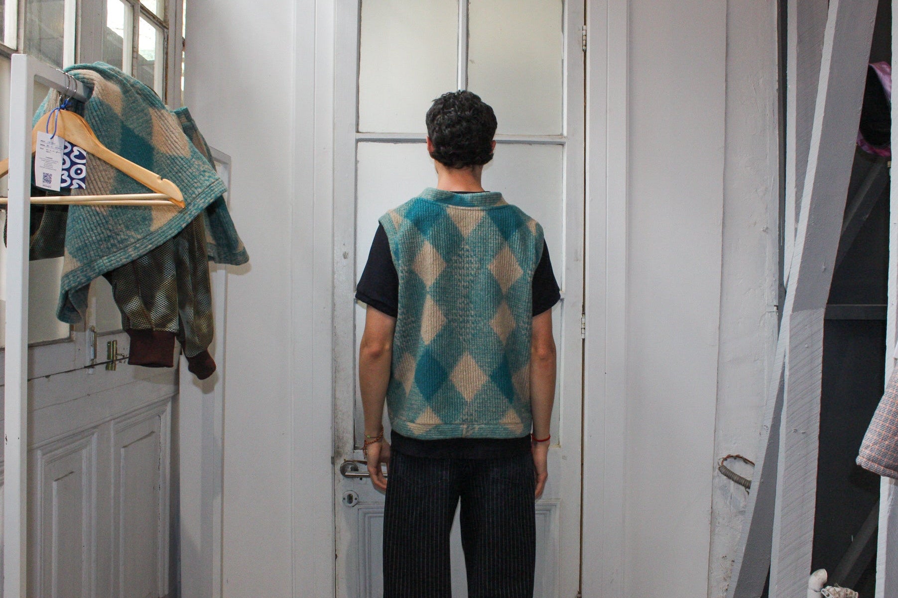 Vest Rombos Oversize Fit - Modelo Único