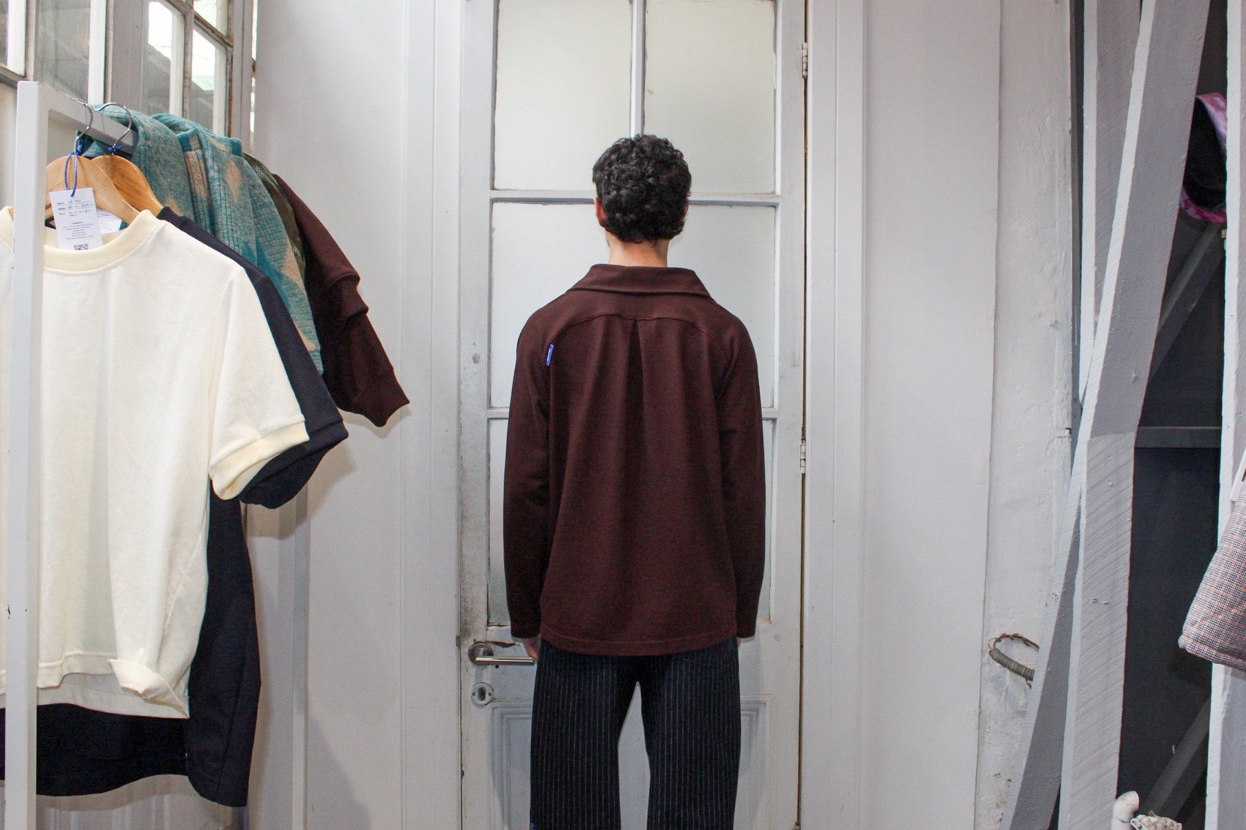 Polo Manga Larga Regular Fit Unisex - Café Moro