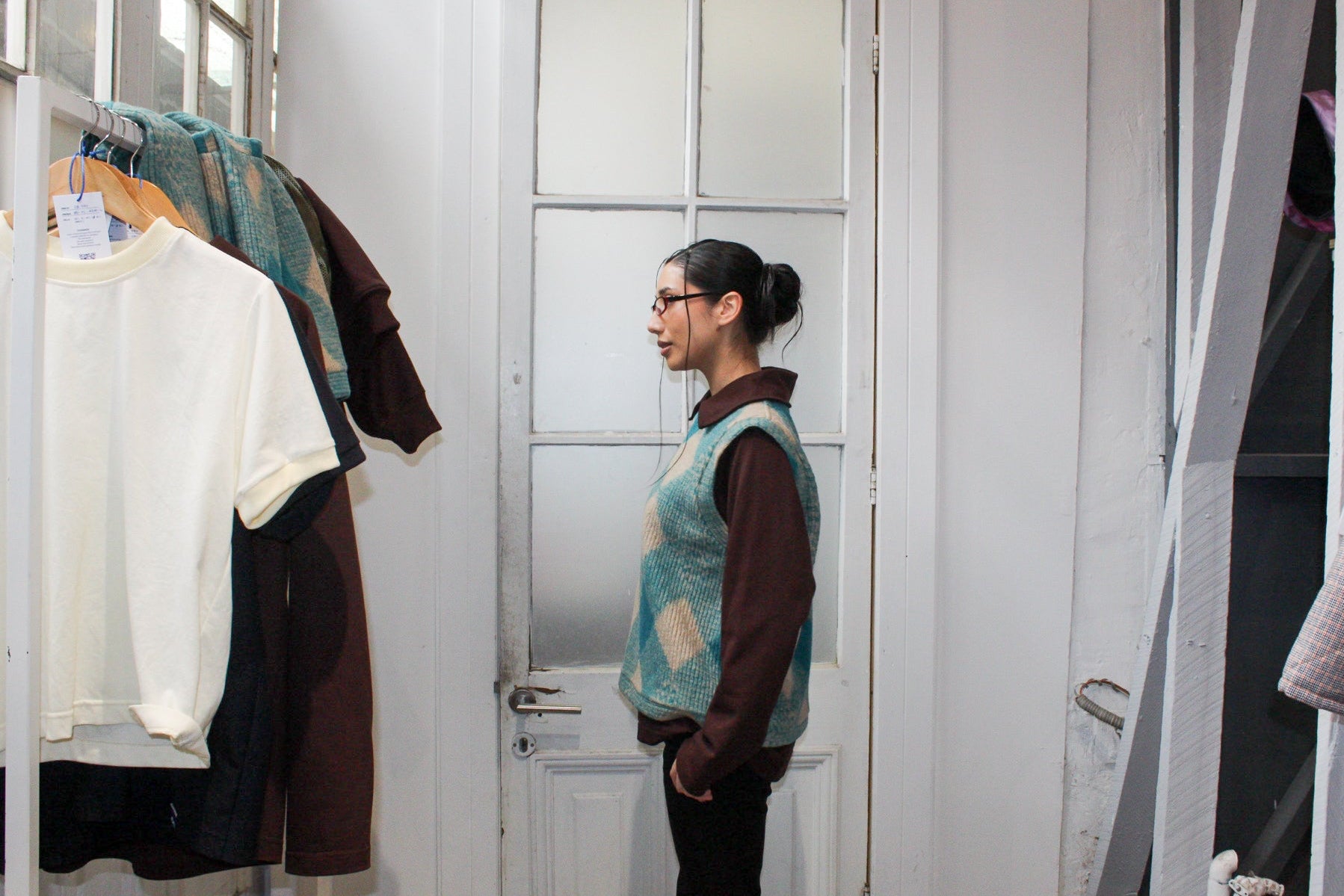 Vest Rombos Oversize Fit - Modelo Único