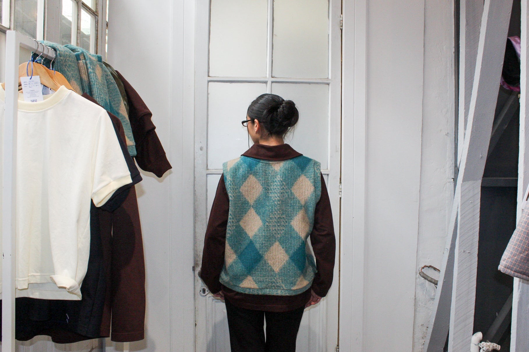 Vest Rombos Oversize Fit - Modelo Único